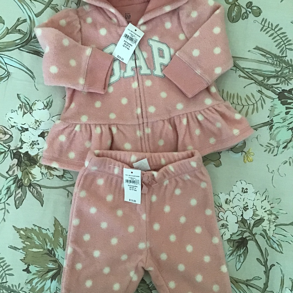 Pants and jacket for baby girl